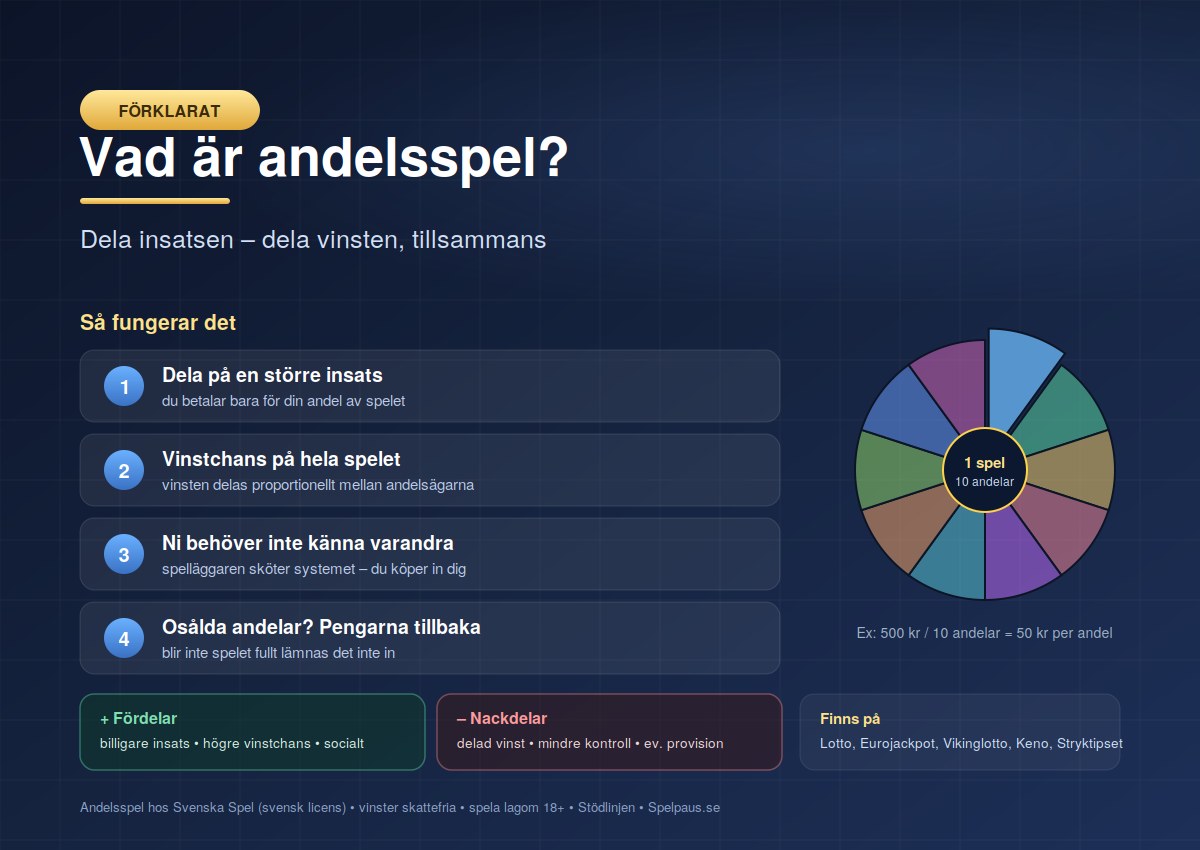 Vad innebär andelsspel?
