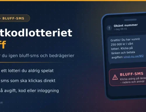 Postkodlotteriet bluff – så känner du igen bluff-sms och bedrägerier