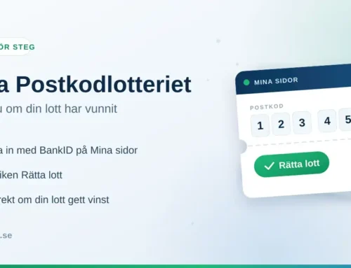 Rätta Postkodlotteriet – så ser du om din lott har vunnit