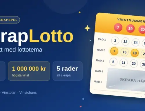 SkrapLotto – Svenska Spels skraplott med lottotema