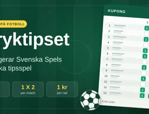 Stryktipset – så fungerar Svenska Spels klassiska tipsspel