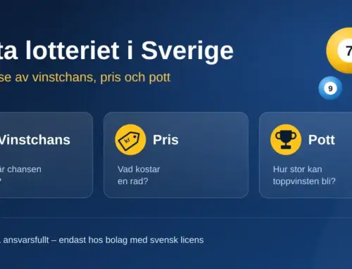 Bästa lotteriet i Sverige: jämförelse av vinstchans, pris och pott