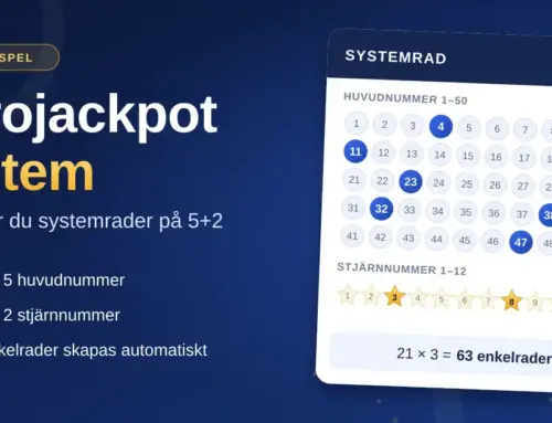 Eurojackpot system – så spelar du systemrader på 5+2