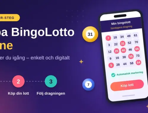 Köpa BingoLotto online – så kommer du igång steg för steg