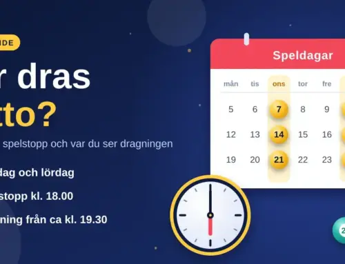 När dras Lotto? Dragningstider, stopptid och tv-sändning